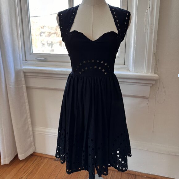 The High Park Eyelet Mini Dress - Picture 1 of 3